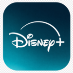 disney+ app icon op transparante achtergrond